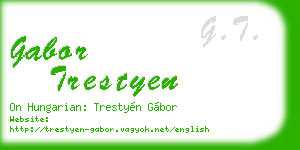 gabor trestyen business card