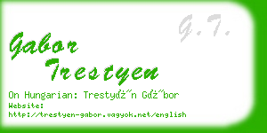 gabor trestyen business card